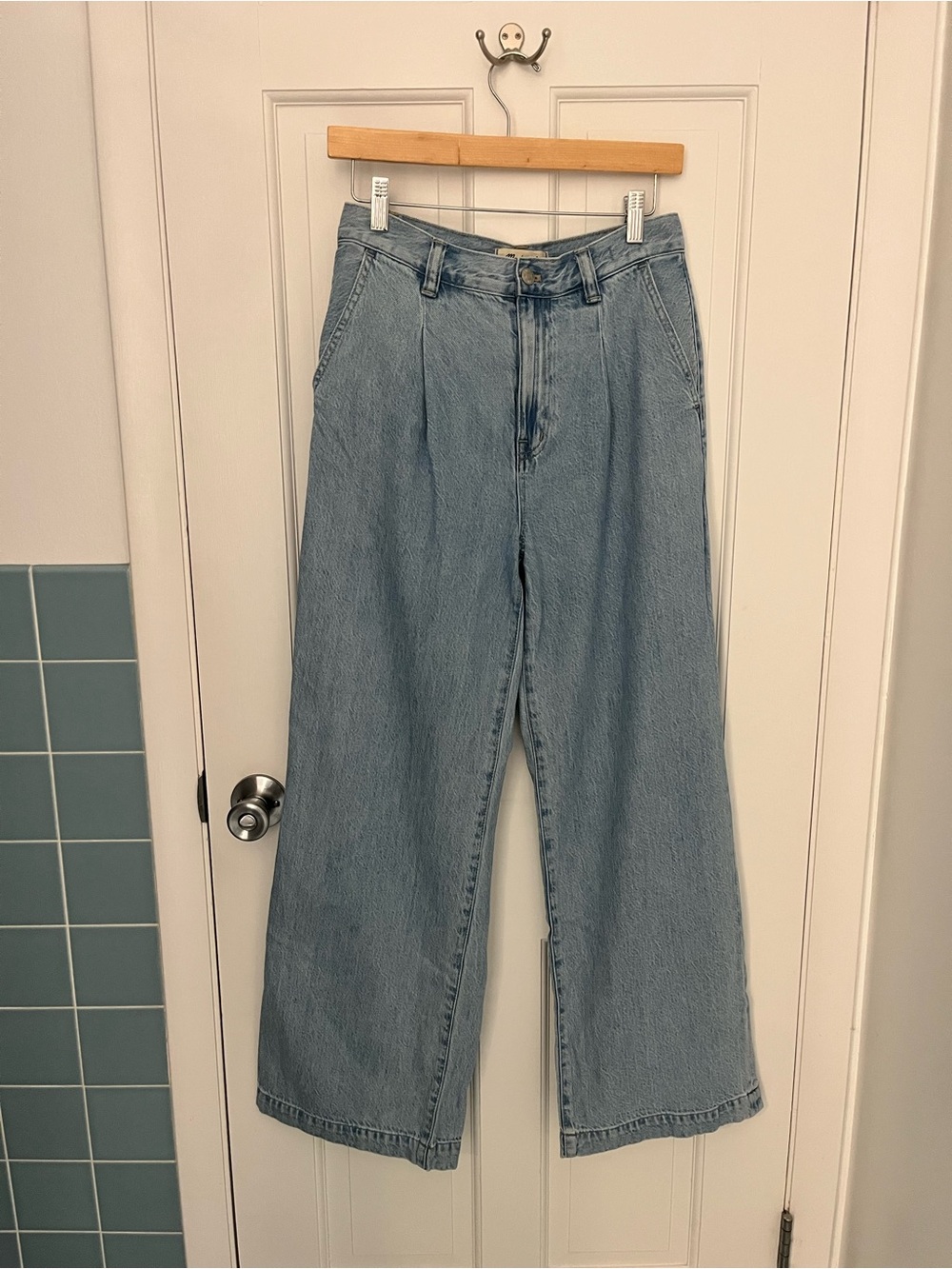 Madewell The Harlow Wide-Leg Jean: Airy Denim Edition, Size 26